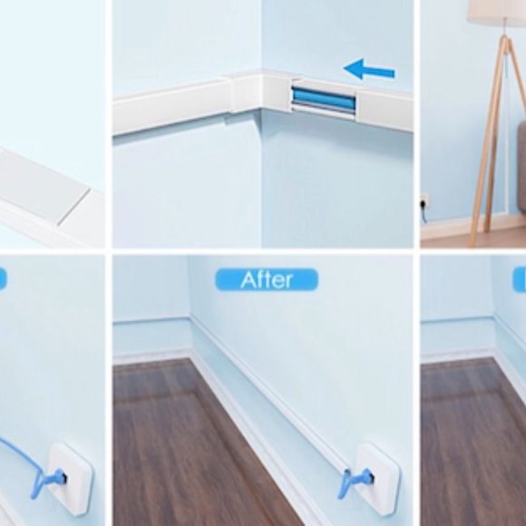 Cord Channel Cable Concealer - Messy Cable is Solved! - Picture 11 of 12